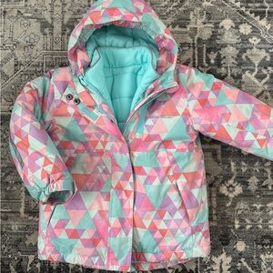 Eddie Bauer Geometric 3-in-1 Ski Jacket with Removable Shell